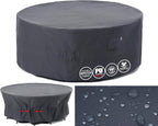 Round Garden Furniture Cover Waterproof