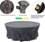 Round Garden Furniture Cover Waterproof