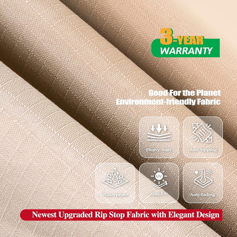 Round Garden Furniture Cover Waterproof