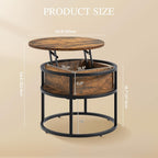 Round Lift Top Coffee Table Tables for Living