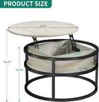 Round Lift Top Coffee Table Tables for Living
