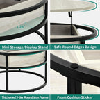 Round Lift Top Coffee Table Tables for Living