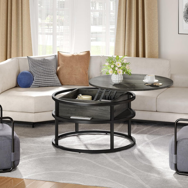 Round Lift Top Coffee Table Tables for Living