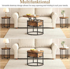 Round Lift Top Coffee Table Tables for Living