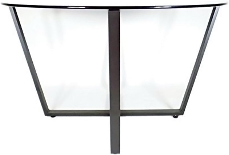 Round Metro Glass Coffee Table Side Table