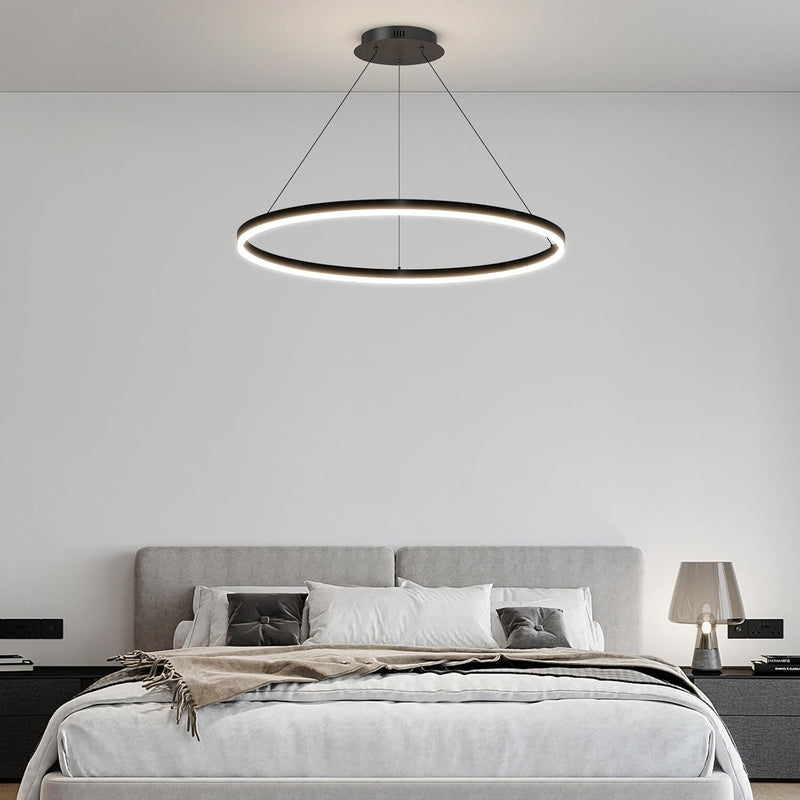 Round Pendant Light Brightness Adjustable 10%-100% 3000K (3Pack)
