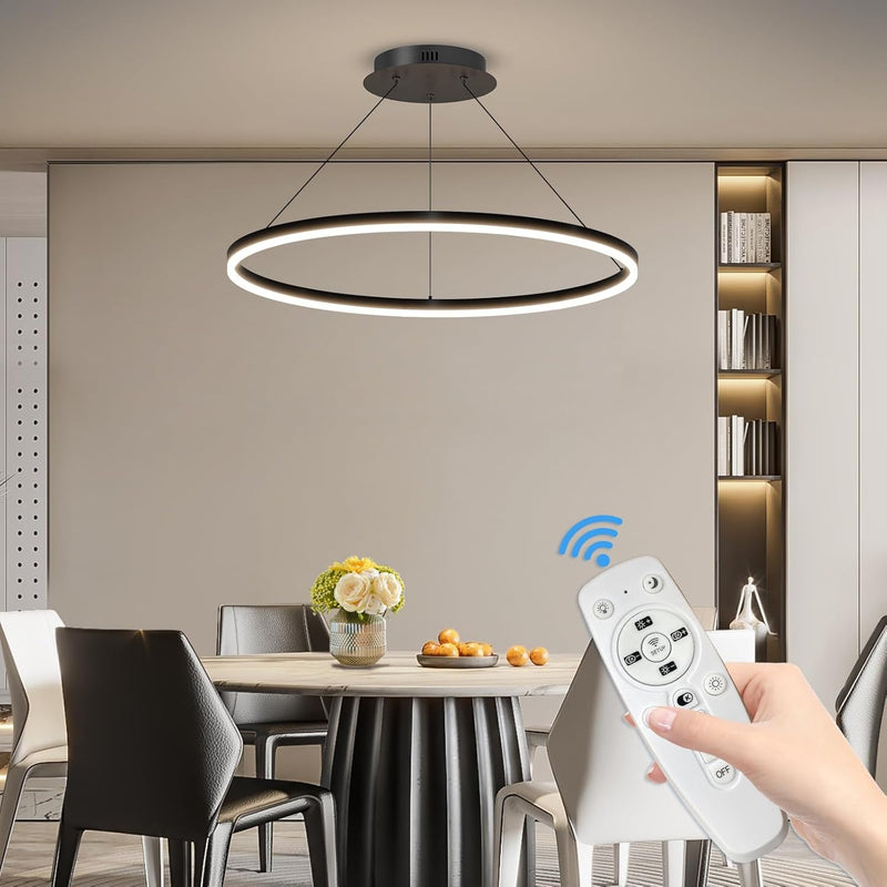 Round Pendant Light Brightness Adjustable 10%-100% 3000K (3Pack)