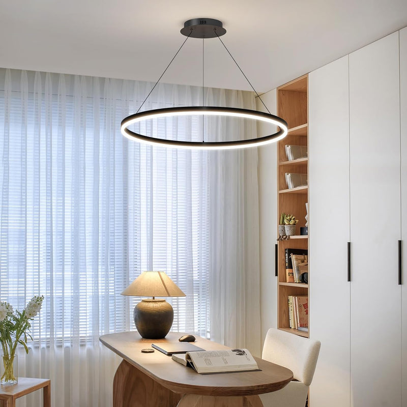 Round Pendant Light Brightness Adjustable 10%-100% 3000K (3Pack)