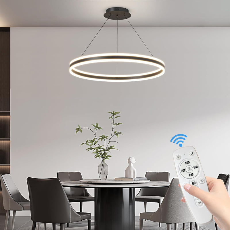Round Pendant Light Brightness Adjustable 10%-100% 3000K (3Pack)