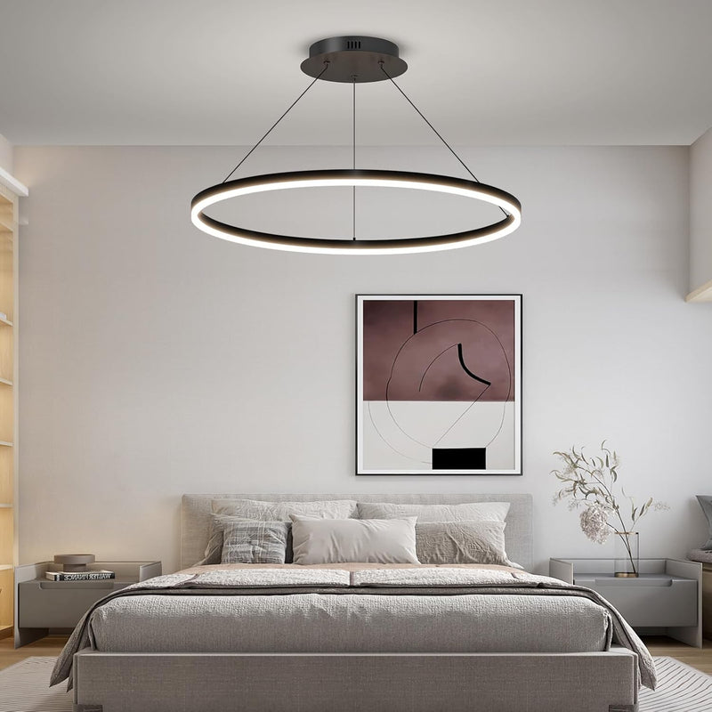 Round Pendant Light Brightness Adjustable 10%-100% 3000K (3Pack)