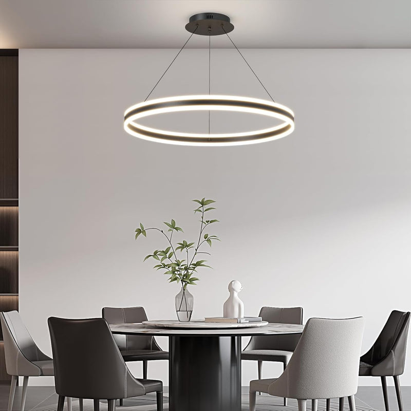 Round Pendant Light Brightness Adjustable 10%-100% 3000K (3Pack)