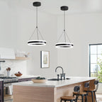 Round Pendant Light Brightness Adjustable 10%-100% 3000K (3Pack)