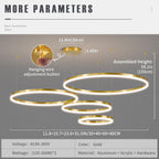 Round Pendant Light Dimmable Breakfast Island Lighting