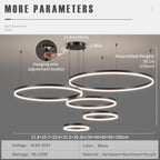Round Pendant Light Dimmable Breakfast Island Lighting