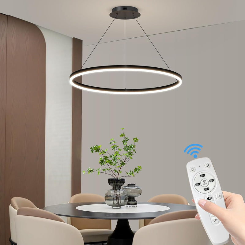Round Pendant Light Dimmable Breakfast Island Lighting