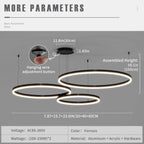 Round Pendant Light Dimmable Breakfast Island Lighting