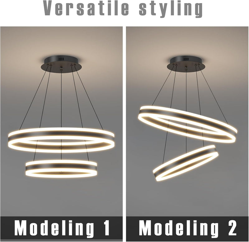 Round Pendant Light Dimmable Breakfast Island Lighting