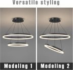 Round Pendant Light Dimmable Breakfast Island Lighting