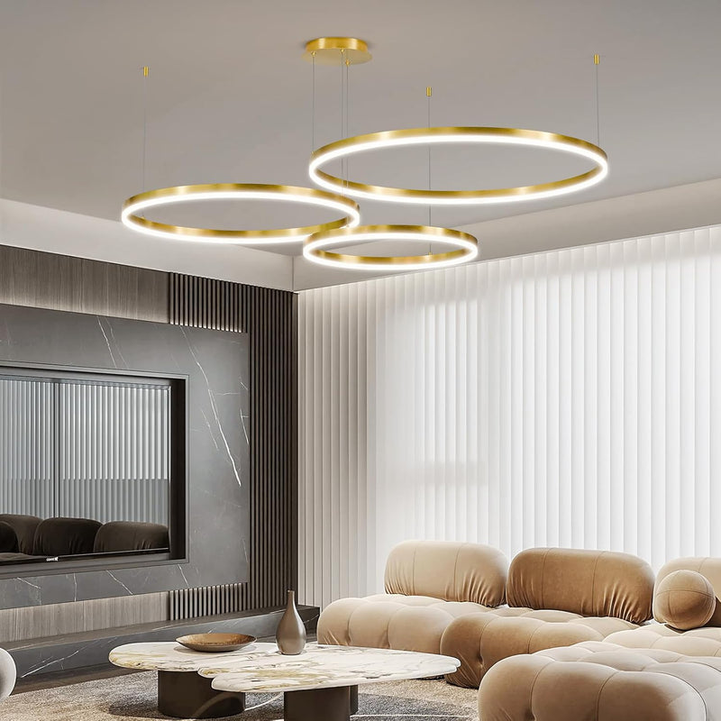 Round Pendant Light Dimmable Breakfast Island Lighting