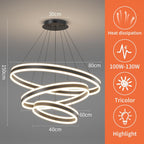 Round Pendant Light Dimmable Breakfast Island Lighting