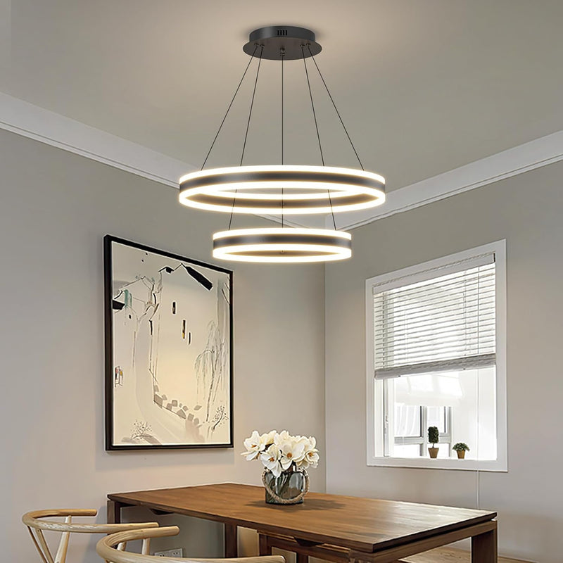 Round Pendant Light Dimmable Breakfast Island Lighting
