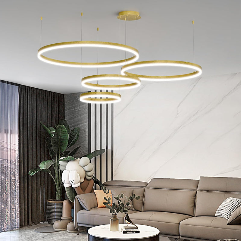 Round Pendant Light Dimmable Breakfast Island Lighting
