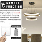 Round Pendant Light Dimmable Breakfast Island Lighting