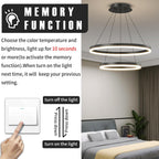 Round Pendant Light Dimmable Breakfast Island Lighting