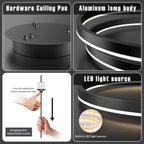 Round Pendant Light Dimmable Breakfast Island Lighting