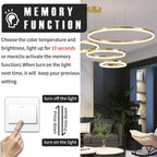 Round Pendant Light Dimmable Breakfast Island Lighting