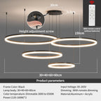 Round Pendant Light Dimmable Breakfast Island Lighting