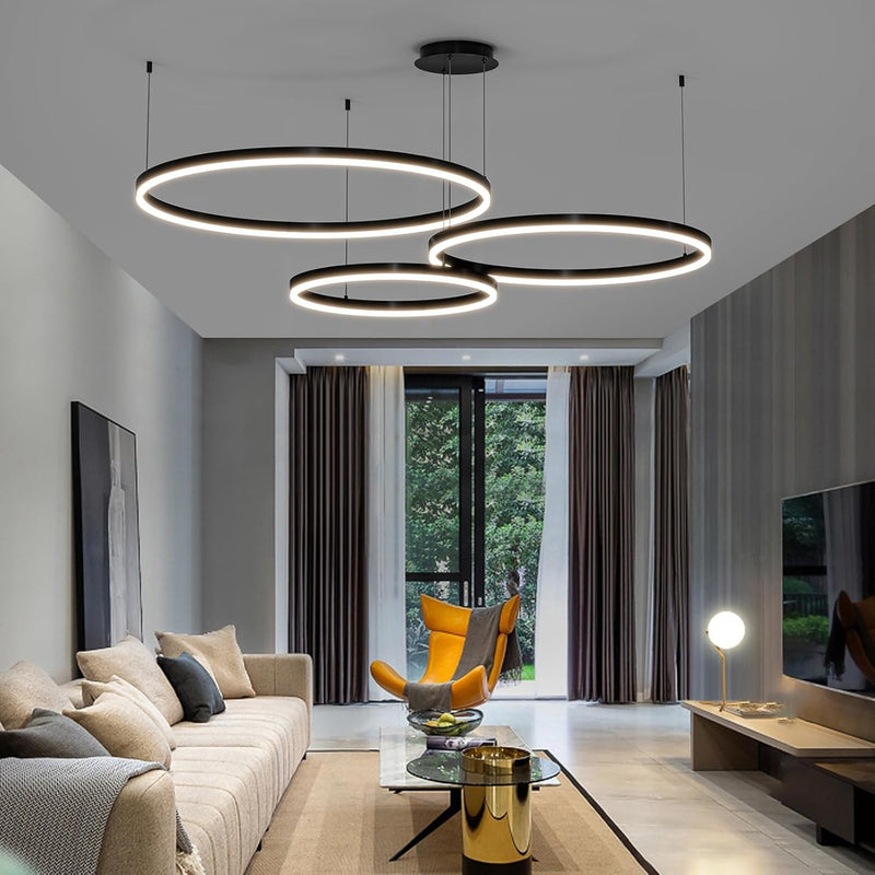 Round Pendant Light Dimmable Breakfast Island Lighting