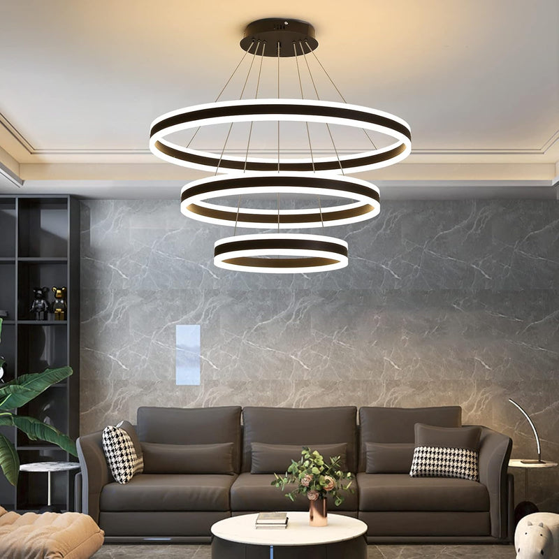 Round Pendant Light Dimmable Breakfast Island Lighting