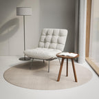Round Side Table 100% Solid Oak Wood Occasional
