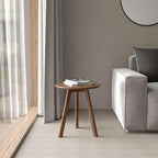 Round Side Table 100% Solid Oak Wood Occasional