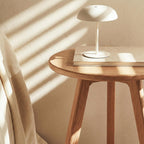 Round Side Table 100% Solid Oak Wood Occasional