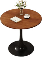 Round Wooden Dining Table Small Tulip for 2-4 Person