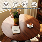 Round Wooden Dining Table Small Tulip for 2-4 Person
