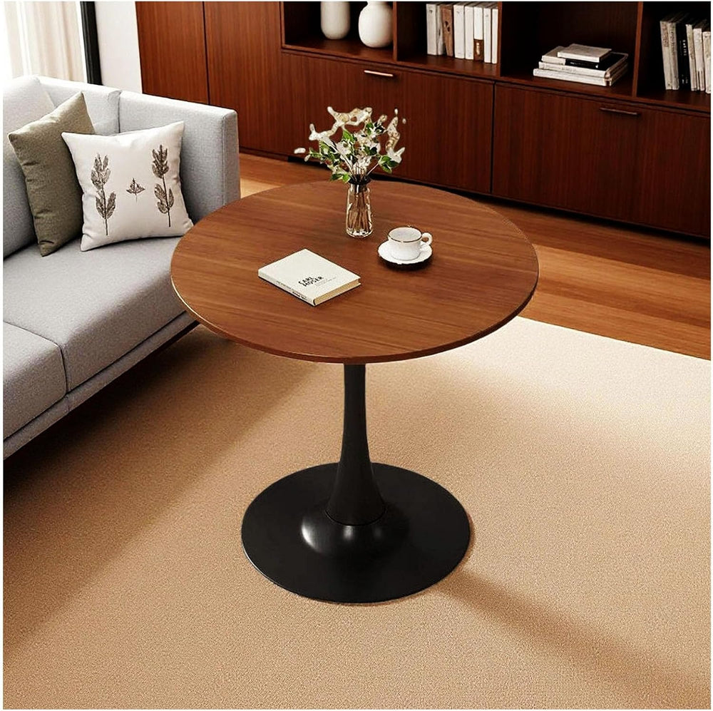 Round Wooden Dining Table Small Tulip for 2-4 Person