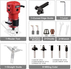 Router Trimmer 800W with Dust Extraction Connection Electric