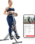 Row-N-Ride Trainer for Full-Body Home Exercise