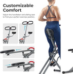 Row-N-Ride Trainer for Full-Body Home Exercise