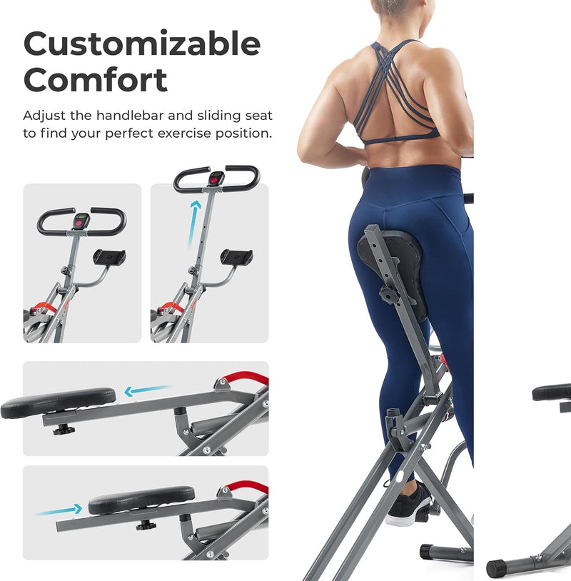 Row-N-Ride Trainer for Full-Body Home Exercise
