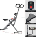 Row-N-Ride Trainer for Full-Body Home Exercise