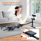 Rowing Machine for Home Gym Foldable Hydraulic