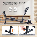 Rowing Machine for Home Gym Foldable Hydraulic