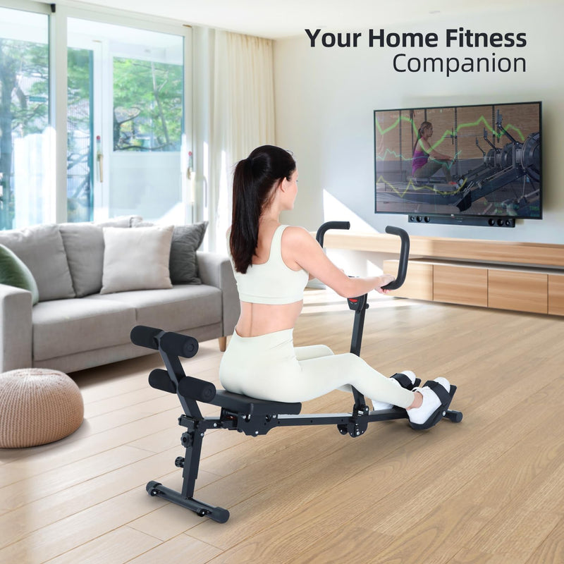 Rowing Machine for Home Gym Foldable Hydraulic