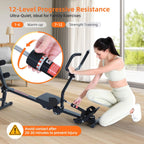 Rowing Machine for Home Gym Foldable Hydraulic