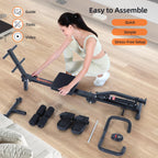 Rowing Machine for Home Gym Foldable Hydraulic