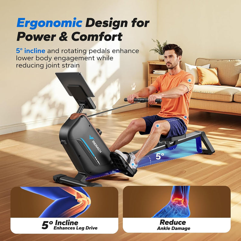 Rowing Machine for Home Magnetic Rower 40KG